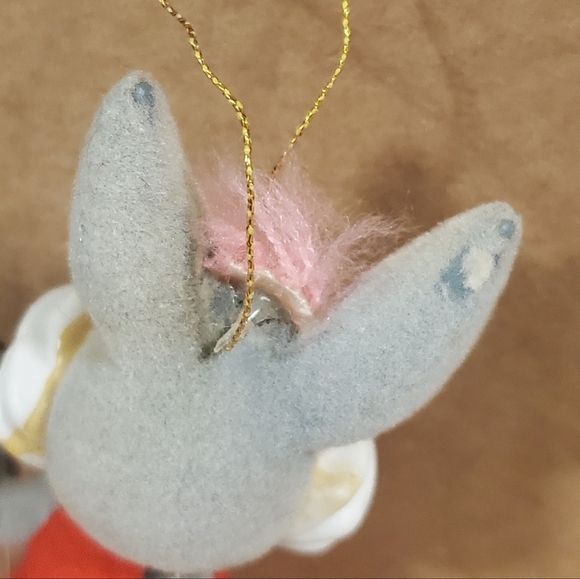 Vintage Flocked Honey Bunny Ornament - Picture 10 of 16